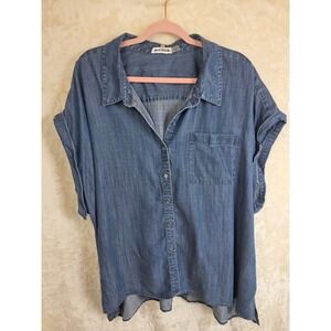 Calvin Klein Blue Button Down Shirt